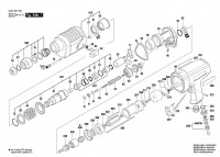 Bosch 0 607 557 501 DBH 740 R Rotary Hammer Spare Parts